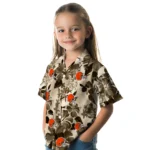 Cleveland Browns Hawaiian Shirt – Hibiscus Arrangement