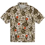 Cleveland Browns Hawaiian Shirt – Hibiscus Blooms