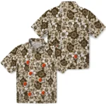 Cleveland Browns Hawaiian Shirt – Hibiscus Blooms