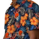 Cleveland Browns Hawaiian Shirt – Hibiscus Foliage