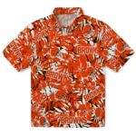 Cleveland Browns Hawaiian Shirt – Hibiscus Overlay