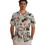 Cleveland Browns Hawaiian Shirt – Hibiscus Seaside