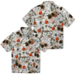 Cleveland Browns Hawaiian Shirt – Hibiscus Seaside