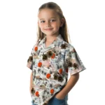 Cleveland Browns Hawaiian Shirt – Hibiscus Seaside