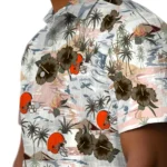 Cleveland Browns Hawaiian Shirt – Hibiscus Seaside