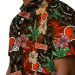 Cleveland Browns Hawaiian Shirt – Hibiscus Tiki Jungle