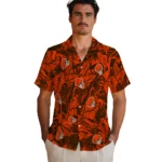 Cleveland Browns Hawaiian Shirt – Monstera Layer
