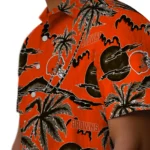 Cleveland Browns Hawaiian Shirt – Palm Sunset