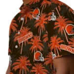 Cleveland Browns Hawaiian Shirt – Palm Tree Motif