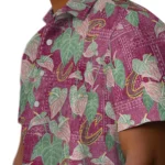 Cleveland Cavaliers Hawaiian Shirt – Anthurium Overlay