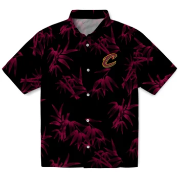 cleveland cavaliers bamboo branches wine black hawaiian shirts best selling