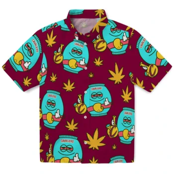 cleveland cavaliers bong smile wine hawaiian shirts best selling