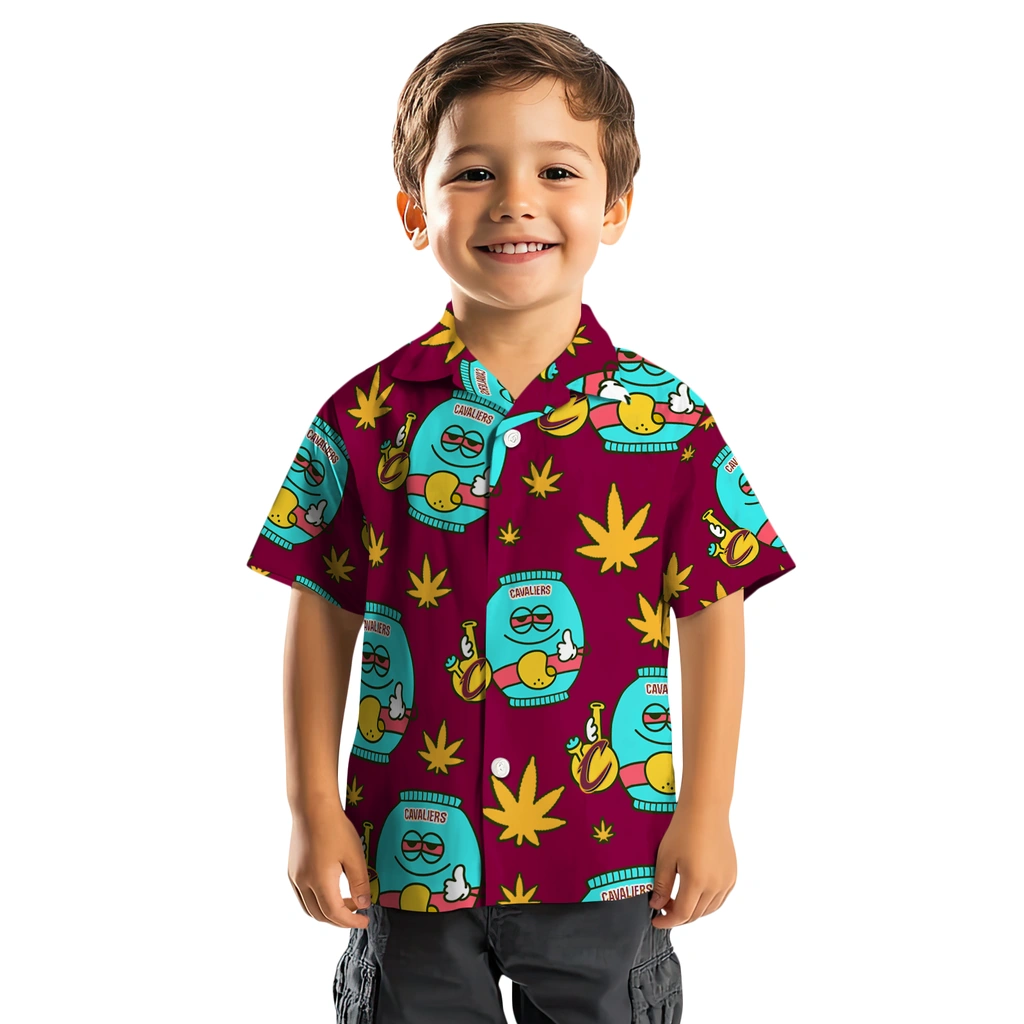 Cleveland Cavaliers Hawaiian Shirt - Chill Vibe cleveland cavaliers bong smile wine hawaiian shirts top rated