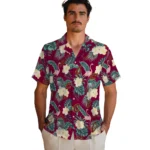 Cleveland Cavaliers Hawaiian Shirt – Flamingo and Hibiscus