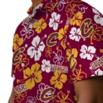 Cleveland Cavaliers Hawaiian Shirt – Hibiscus Flower Design