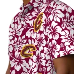 Cleveland Cavaliers Hawaiian Shirt – Hibiscus Motif