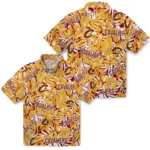 Cleveland Cavaliers Hawaiian Shirt – Hibiscus Overlay