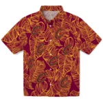 Cleveland Cavaliers Hawaiian Shirt – Leaf Outline