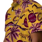 Cleveland Cavaliers Hawaiian Shirt – Palm Sunset