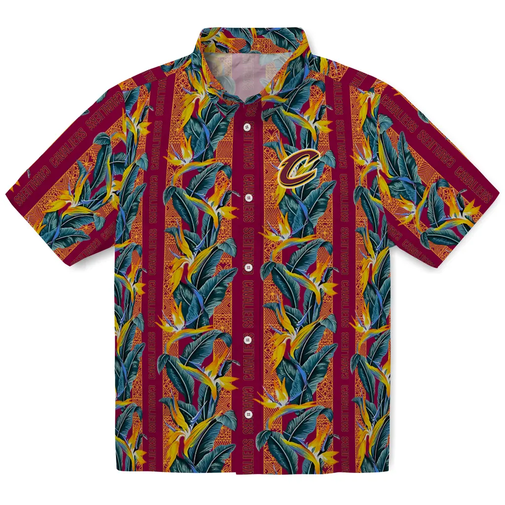 Cleveland Cavaliers Hawaiian Shirt - Paradise Vines cleveland cavaliers paradise vines wine hawaiian shirts best selling