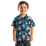 Cleveland Guardians Hawaiian Shirt – Flamingo and Hibiscus