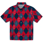 Cleveland Guardians Hawaiian Shirt – Golfing Plaid