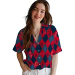 Cleveland Guardians Hawaiian Shirt – Golfing Plaid