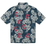 Cleveland Guardians Hawaiian Shirt – Hibiscus Flowers