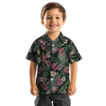 Cleveland Guardians Hawaiian Shirt – Hibiscus Leaves Pattern