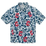 Cleveland Guardians Hawaiian Shirt – Hibiscus Motif