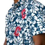 Cleveland Guardians Hawaiian Shirt – Hibiscus Motif