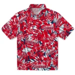 Cleveland Guardians Hawaiian Shirt – Hibiscus Overlay