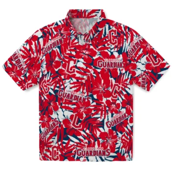 cleveland guardians hibiscus overlay hawaiian shirts best selling