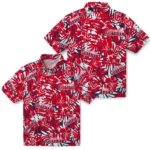 Cleveland Guardians Hawaiian Shirt – Hibiscus Overlay