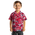 Cleveland Guardians Hawaiian Shirt – Hibiscus Overlay