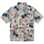Cleveland Guardians Hawaiian Shirt – Hibiscus Seaside
