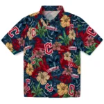 Cleveland Guardians Hawaiian Shirt – Hibiscus Tiki Jungle