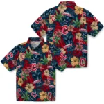 Cleveland Guardians Hawaiian Shirt – Hibiscus Tiki Jungle