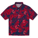 Cleveland Guardians Hawaiian Shirt – Monstera Layer