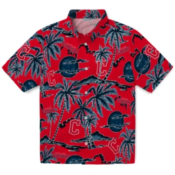 cleveland guardians palm sunset hawaiian shirts best selling