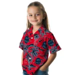 Cleveland Guardians Hawaiian Shirt – Palm Sunset