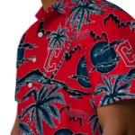 Cleveland Guardians Hawaiian Shirt – Palm Sunset
