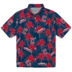 Cleveland Guardians Hawaiian Shirt – Palm Tree Motif