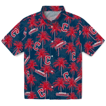 cleveland guardians palm grove navy blue hawaiian shirts best selling