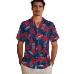 Cleveland Guardians Hawaiian Shirt – Palm Tree Motif
