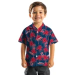 Cleveland Guardians Hawaiian Shirt – Palm Tree Motif