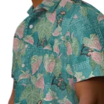 Coastal Carolina Chanticleers Hawaiian Shirt – Anthurium Overlay