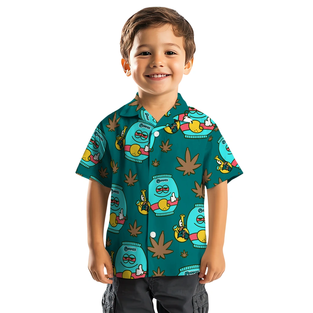 Coastal Carolina Chanticleers Hawaiian Shirt - Chill Vibe coastal carolina chanticleers bong smile green hawaiian shirts top rated