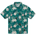 Coastal Carolina Chanticleers Hawaiian Shirt – Flamingo and Hibiscus