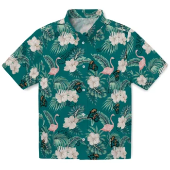 coastal carolina chanticleers flamingo palms green hawaiian shirts best selling